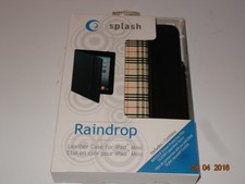 Splash Raindrop Leather Case for iPad Mini with Stylus - Plaid picture