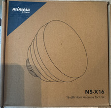 Mimosa N5-X16 Twist-On Horn Antenna 16dBi 4.9-6.4GHz for C5x 100-00086 NEW picture