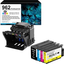 Compatible w/ HP 962 962XL Printhead & Ink Cartridges OfficeJet Pro 9010-9028 picture