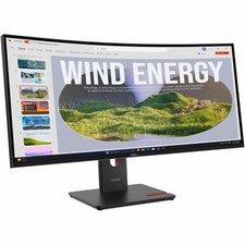 Lenovo ThinkVision T34WD-40 34  Class UW-QHD Curved Screen LED Monitor - 21:9 - picture