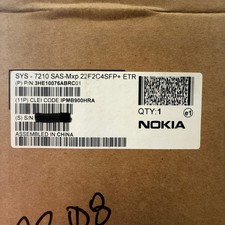 BRAND NEW Nokia 7210 SAS-Mxp Service Access Switch 22F2C4SFP+ ETR picture