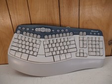 Vintage Microsoft Natural Multimedia PS/2 Keyboard RT9470 1.0A picture