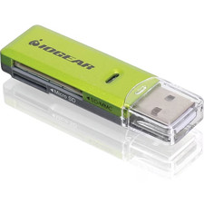  Iogear GFR204SD Flash Card MicroSD/SD/MMC Reader/Writer USB 2.0 NEW picture