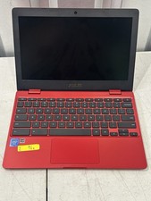 ASUS Chromebook C223NA-DH02-RD Red Laptop Untested Parts or Repair picture