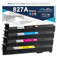 M880 827A Toner Cartridge Set High-Yield, Black Cyan Magenta Yellow picture