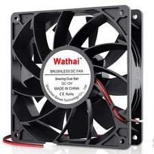 140mm X 38mm 12v Dual Ball High Airflow 3000rpm Dc Brushlss Cooling Computer Cas picture