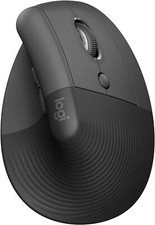 Logitech Lift Vertical Ergonomic Mouse Wireless Bluetooth 910-006466 - GRAPHITE picture