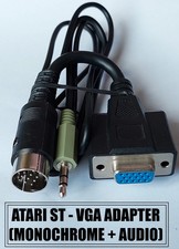 ATARI ST VGA MONITOR ADAPTER Atari ST STE 520/1040ST/MegaST HIGH RES with SOUND picture