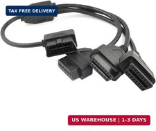 OBD2 Splitter Cable,OBD-II Extension Cable,1 Male to 3 Female Car Diagnostic Ext picture
