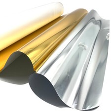 13in x 328ft DTF Gold / Silver Foil Film Roll Cold Peel 2.95in Core picture