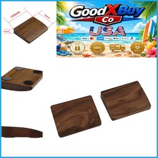 2 Pcs Mini Wood Wrist Rest Portable Solid Walnut for Mechanical Keyboard Numpad picture