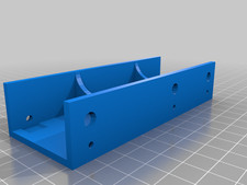5.25 to 3.5 inch PC Bay Hard Disk Drive spacer - one sided 3D-Printed picture