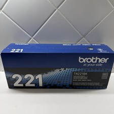 Genuine Brother TN-221 Black TN221BK Toner Cartridge | Brand New Sealed picture