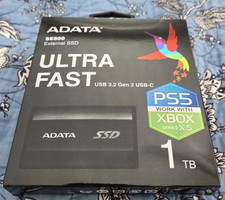 100% HEALTH - ADATA SE800 1 TB Black External USB-C SSD 1000mbps picture