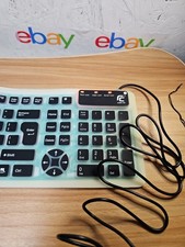 Foldable Silicone Keyboard Waterproof USB Flexible Roll Up Dustproof (5) picture
