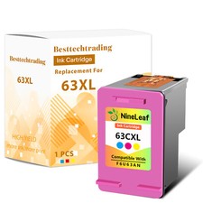 1PK refilled 63XL 63 XL color ink cartridge for HP OfficeJet 5252 5255 5258 5264 picture