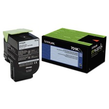 Lexmark 70C10K0 Toner (LEX-701K) 1000 Page-Yield, Black picture