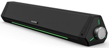 RGB Bluetooth Computer Soundbar 3.5mm Aux-in 6W USB Powered Black Bluedee SK010 picture