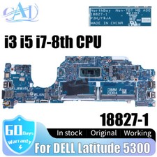 I3 I5 I7 For DELL Latitude 5300 Laptop Motherboard 18827-1 05KRX2 05N31T 0T7DVJ picture