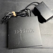 D-Link DGS-105 5-Port Gigabit Desktop Switch Unmanaged Metal Case Black B1 picture
