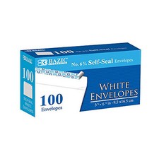 BAZIC Self Seal White Envelope 3 5/8