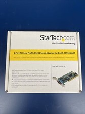 STARTECH PCI2S5550_LP 2-PORT PCI LOW PROFILE RS232 SERIAL CARD picture