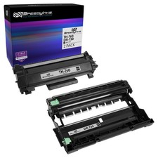 SPEEDYINKS 2PK Replacements for Brother TN760 Black Toner Cartridge & DR730 Drum picture
