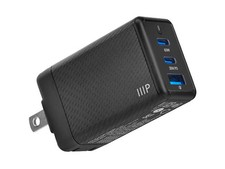 Monoprice Compact 3‑Port 65W PD3.0 GaN Charger with USB‑C & USB‑A Ports picture