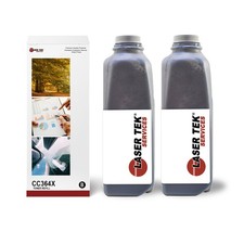 2Pk LTS 64X CC364X Black Toner Refill Kit Compatible for HP LaserJet P4015dn picture