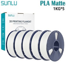 SUNLU 5x1KG PLA/PLA+2.0/SILK/PETG/ABS/TPU 3D Printer Filament 1.75mm 1KG/Spool picture