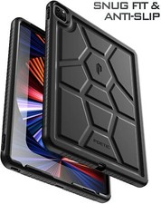 Poetic Silicone Case For iPad Pro 12.9 2021/2020/2018 Heavy Duty Cover Black picture