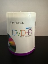 Memorex DVD-R Digital Media 16X 4.7GB 120Min 100 Pack Factory NEW SEALED picture