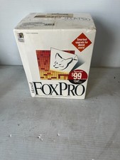 Microsoft FoxPro Database Management System Version 2.6 VTG 1994 - New Sealed picture