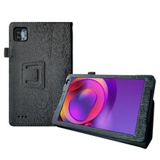 Transwon Brown Leather Case for Maxwest Astro 8R Tablet Stand Stylus Holder picture