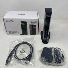 Plugable UD-3900 Dual HDMI USB 3.0/USB-C Docking Station - Black picture