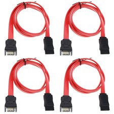 4pcs 50cm SATA Extension Cable - 7-pin Internal Male to Female Extension Cabl... picture