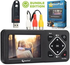 ClearClick Video to Digital Converter 2.0 Second Gen VHS Camcorder Tapes Bundle picture