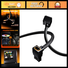 8PIN Motherboard Extension Cable, 5V 3Pin ARGB, 18AWG Right-Angle, Male-Female C picture