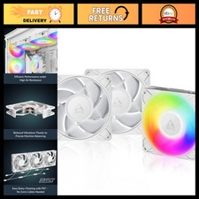 3 Pack 120mm PWM RGB Fans - High Performance, 600-3000 RPM, Fluid Dynamic Bearin picture