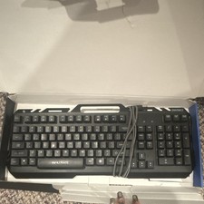 ENHANCE Infiltrate KL2 Illuminated LED USB Wired Gaming Keyboard Black QWERTY picture
