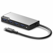 ALOGIC UCFUUA-SGR Ultimate 4-in-1 USB-C to USB-A Adapter Converter Hub Dock Gray picture