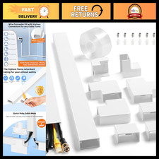 Cable Management Kit - 126in Cord Hider, Wall Wire Covers, Paintable Raceway for picture