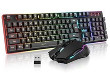 Red Thunder K10 Wireless Gaming Keyboard And Mouse Combo picture