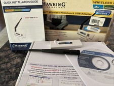 Hawking Technology Hi-Gain Wireless-N Network USB Adapter w Removable Antenna picture