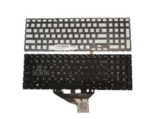 HP OMEN 15-dc0000 15-dc1000 15-dc2000 TPN-Q211 Colorful Backlit Keyboard Black picture