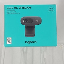 Logitech C270 3.0MP Webcam Black New in Sealed Box picture