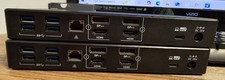 LOT OF 2 Kensington SD4780P USB-C &USB 3.0 Dual 4K Docking Station  picture