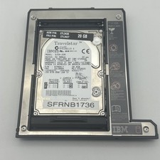 IBM Thinkpad Slim HDD Adapter With 20gb Hard Drive FRU 08K6067 08K6066 DJSA-220 picture