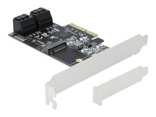 Delock 4 Port SATA e 1 Slot M.2 Key B PCI Express x4 Card Low Profile 90396 picture