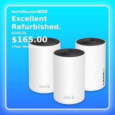 TP-Link Deco Tri-Band Mesh Wi-Fi 6E Router System AXE5300 | 3-pack Excellent picture
